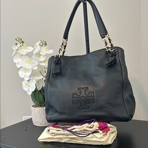 Black Leather Handbag